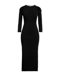 Midi-Kleid Damen Schwarz S,XS,XXS Damen
