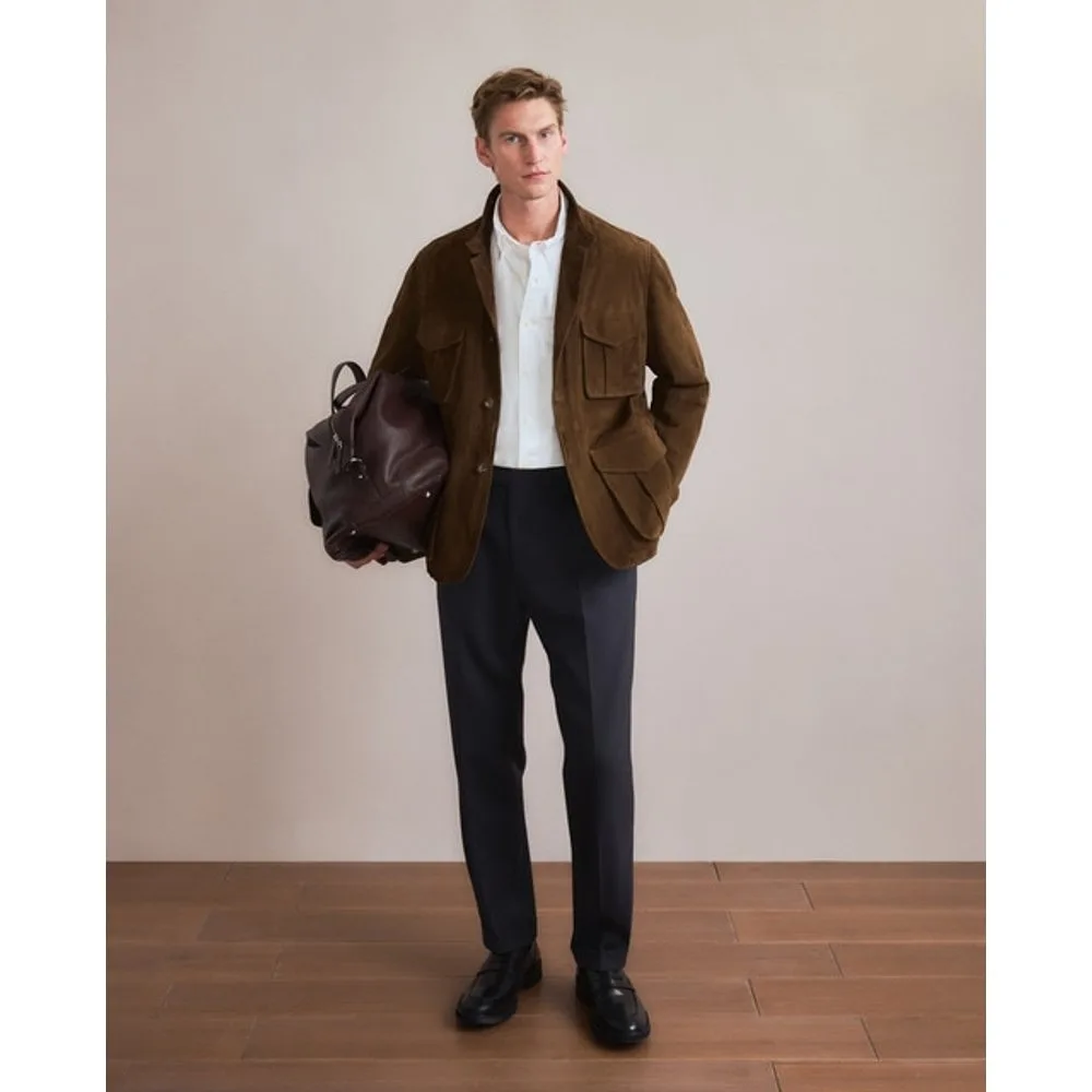 Sahariana de hombre en ante - Emidio Tucci - FashionsVida