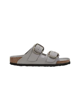Pantoletten ARIZONA BIG BUCKLE hellgrau 36 damen - Birkenstock - FashionsVida