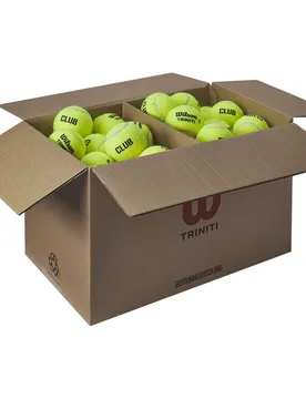 Triniti Club Tennis Balls Box 72 Units Yellow One Size - Wilson - FashionsVida