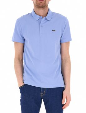 Polo in cotone AZZURRO POLVERE 7