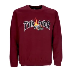 Felpa Girocollo Uomo Cop Car Crewneck Maroon