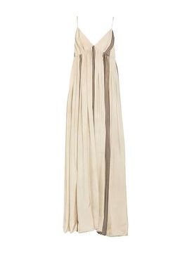 Maxi-Kleid Damen Cremeweiß L,S Damen