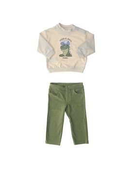 Completo 2 pz VERDE OLIVA 3A