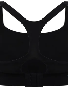 Dare Racerback Womens Black Sports Bra Nylon - Size 36dd - Brooks - FashionsVida