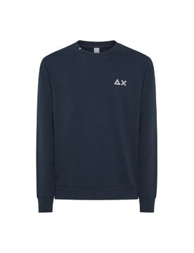 Felpa Girocollo Navy Blue F34103
