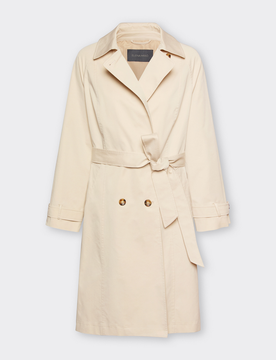 ELENA MIRO trench doppiopetto donna beige