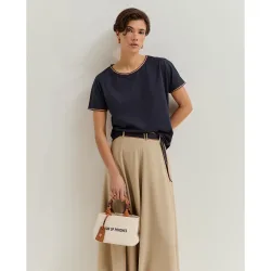 Camiseta de mujer en algodón