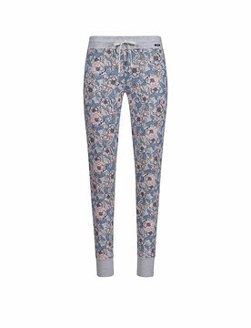 Pyjamahose hellgrau 38 damen