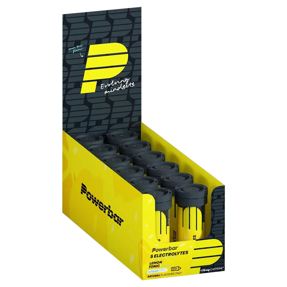 Boîte De Comprimés 5 Electrolytes Citron 40g 12 Unités - PowerBar - FashionsVida