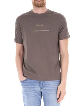 T-shirt girocollo MARRONE L - Armani exchange - FashionsVida