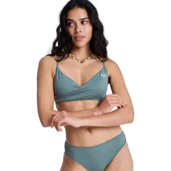 Top de bikini de mujer Solid Essentials Wrap Bra