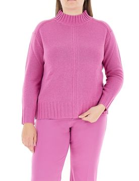 Maglione misto lana ROSA MALVA M