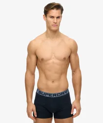 Superdry Herren Boxershorts im Dreierpack Navy - Größe: L