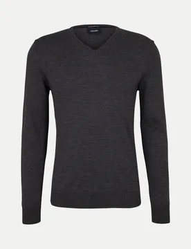 Pullover aus Schurwolle Damien Schwarz XL - Joop! - FashionsVida