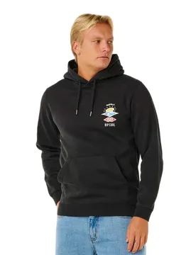 Sweat à Capuche Search Icon Black XL