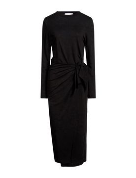 Midi-Kleid Damen Schwarz 38 Damen