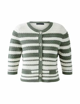 Ouí Cardigan olive 40 - Oui - FashionsVida