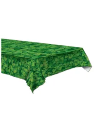 St-Patrick''s-Day-Tischdecke Kleeblatt-Deko grün 137 x 274 cm