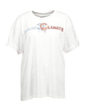 Boyfriend-Fit T-Shirt Climate Change Weiß S