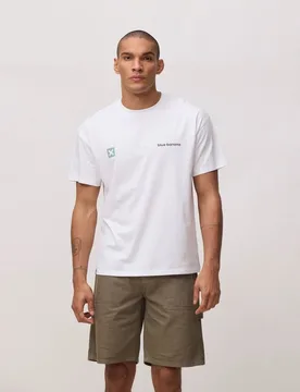 Camiseta de hombre core blanca - Blue Banana - FashionsVida