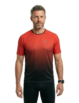 Maglia A Maniche Corte Discover Z2 Red - KALAS - FashionsVida
