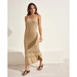Selmark - Vestido largo de punto