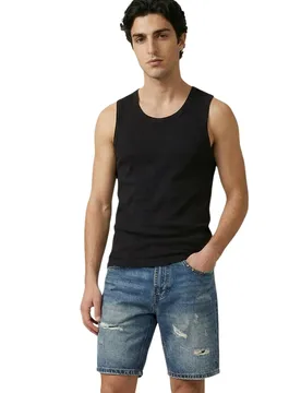 Herren Tank-Tops Schwarz 513385