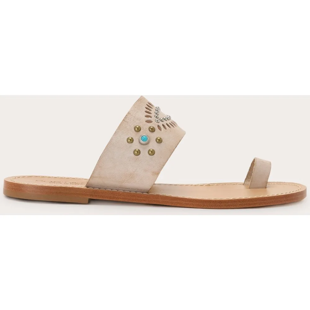 POST & CO - Sandalias de dedo de piel - POST & CO - FashionsVida