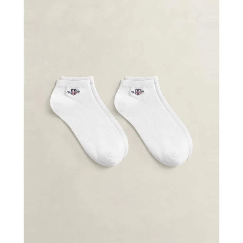 Pack de dos calcetines tobilleros liso - Gant - FashionsVida