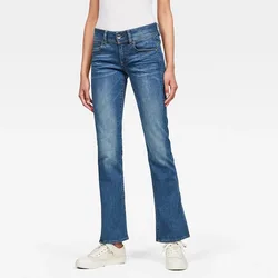 Jeans Midge Mid Waist Bootcut Faded Blue 34