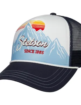 Alpine Sunset Trucker Cap by - navy - Female - Size: One Size - Stetson - FashionsVida