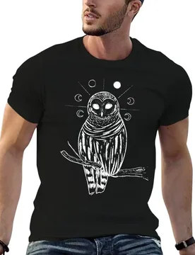 Witchy owl T-Shirt printed t shirts for man man t shirts high quality luxury brand man t shirts graphic T-shirt - Aliexpress - FashionsVida