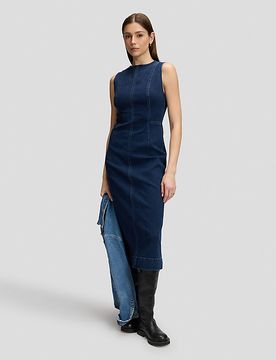 Slim Shaped Long Dress Hearts Größe XL female
