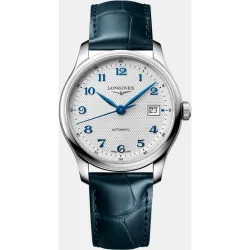 Reloj de hombre Master L29494732 automático de piel azul