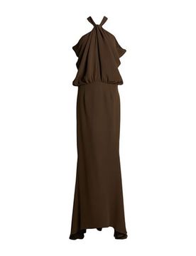 Vestido largo Mujer Café 38 Mujer