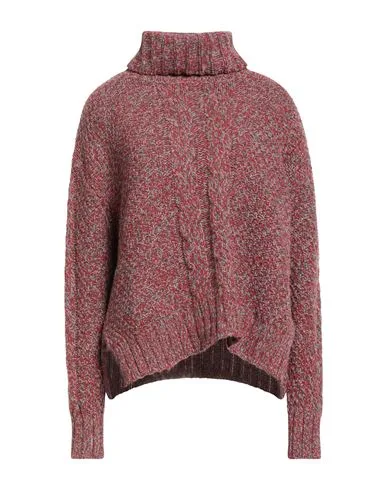 Rollkragenpullover Damen Rot 36 Damen - ARAGONA - FashionsVida