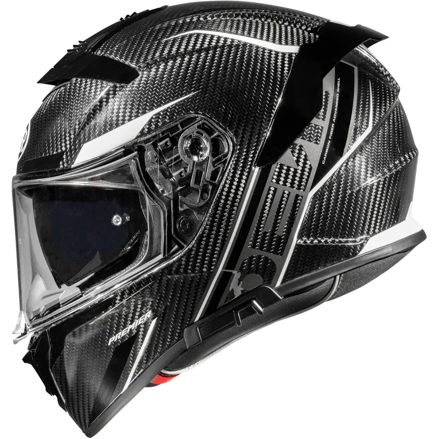 Casco Moto Integrale in Carbonio DEVIL CARBON ST8 Bi taglia XS - Premier - FashionsVida