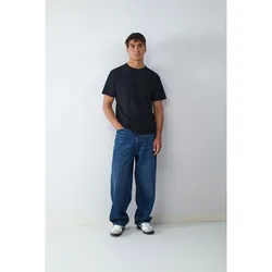 Jeans Johnny Baggy Fit Blue / Dark Blue Denim 44