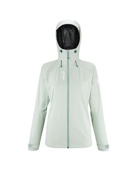 Chaqueta de senderismo para mujer SENECA GORE-TEX 2L Hoodie verde L