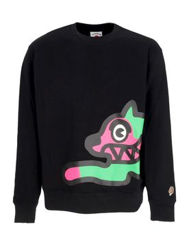 Felpa Leggera Girocollo Uomo Jumbo Running Dog Crewneck Black