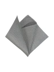 Pañuelo de bolsillo gris claro