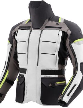 Giubbotto Moto CUBBY V Nero Grigio Fluo Giallo taglia S