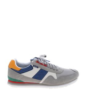 Sneakers Vinny in pelle scamosciata grigia