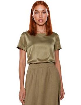T-Shirt Top Viscosa Satinato 1951v39 Eu S;Eu M;Eu L;Eu Xs Female