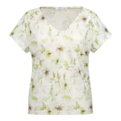 Sommer-Shirt „Leinenoptik“ L gruen