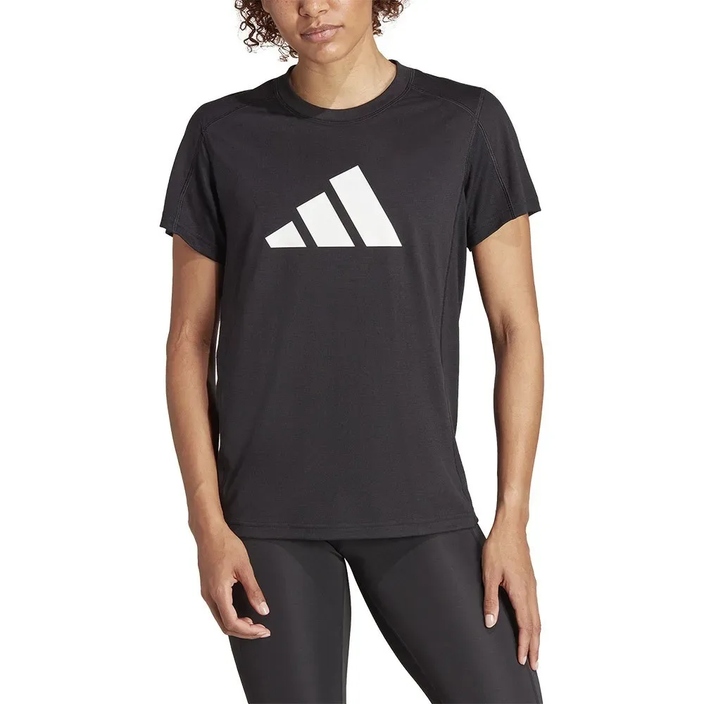 T-shirt à Manches Courtes Train Essentials Logo Black / White M - Adidas - FashionsVida