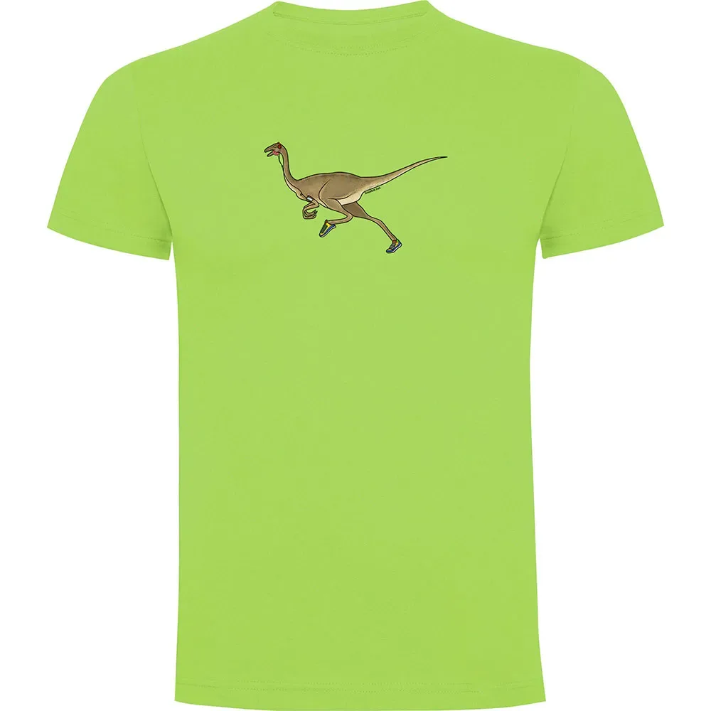 Dino Run Short Sleeve T-shirt Light Green L Men - Kruskis - FashionsVida