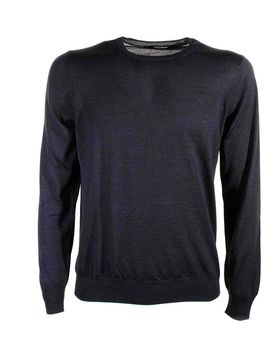 Maglia Girocollo In Lana Di