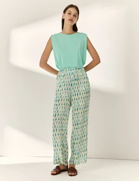 Camiseta de mujer cuello redondo sin mangas - Paz Torras - FashionsVida